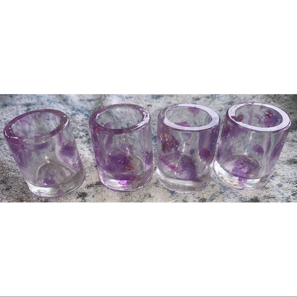 Set of 4- custom 1oz shot glasses